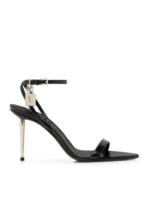 TOM FORD Padlock Black 85mm Sandals New & Authentic