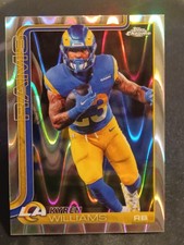 2025 Topps Chrome ✨RayWave Refractor✨#168 Kyren Williams - Los Angeles Rams 🐏