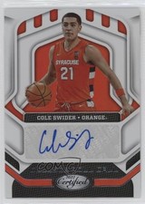 2022-23 Chronicles Draft Picks Certified College Roll Call Cole Swider Auto 0u4