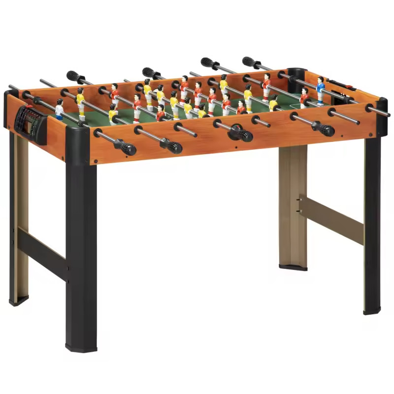 Table baby-foot enfant en bois MDF compact de 69cm avec compteur de score intégré