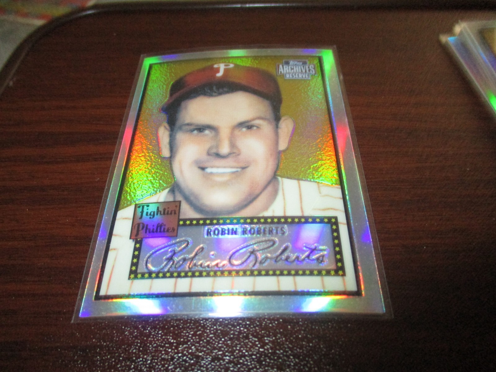 Robin Roberts 2001 Topps Archives Reserve Refractor #60