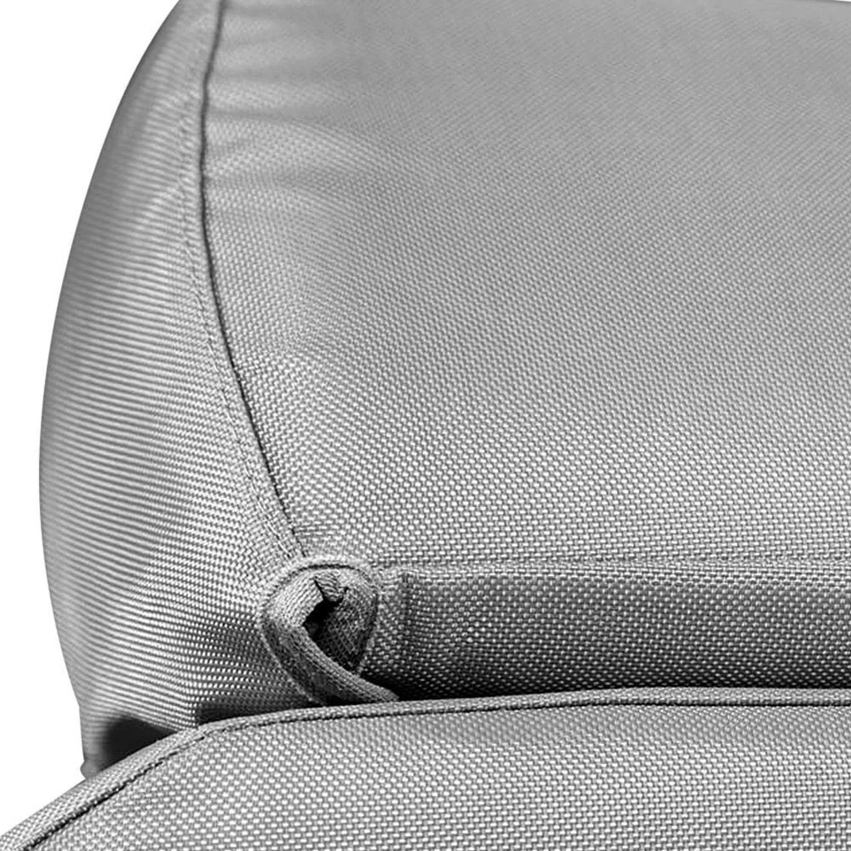 For Chevy C2500 Suburban 95-99 Seat Cover Cordura Ballistic 3rd Row Light Gray Foto 3 de 4