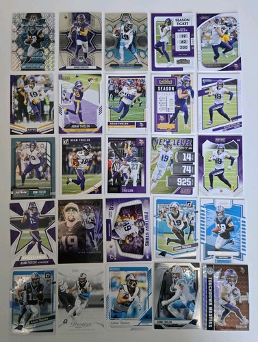 Adam Thielen (25) Football Card Lot - Picture 1 of 5