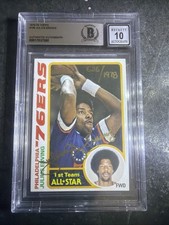 1978-79 Topps Buyback JULIUS ERVING /1978 On-Card Auto 10 Gold Ink #130 76ers