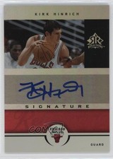 2005 Upper Deck NBA Reflections Signature Red /25 Kirk Hinrich #SR-KH Auto 0dj8
