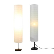 Rice Paper Floor Lamp Shade, Paper Floor Lampshade Light Accessories, Foldabl...