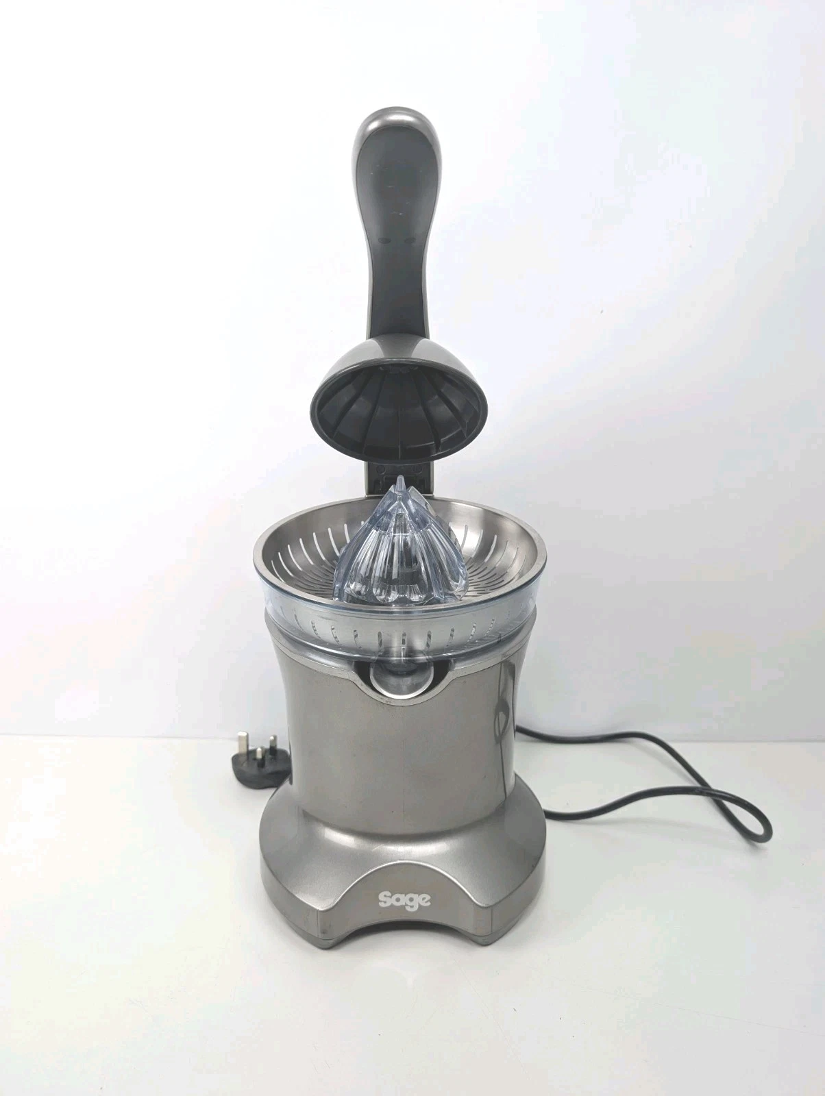 SAGE BCP600SIL PROFESSIONAL FRUIT CITRUS PRESS QUIET 0.6L JUICER SILVER