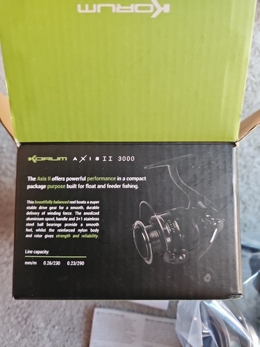 Korum Axis II 3000 Front Drag Fishing Reel - Bild 7 von 8