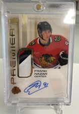 Frank Nazar Rookie Patch Auto /35 Upper Deck ...