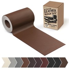 Leather Repair Patch, 3 x 60In Self Adhesive Leather Repair Tape Kit for Furn...
