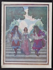 1930 Program THEATRE DES VARIETES The King Illustrator BRISSAUD Hotchkiss