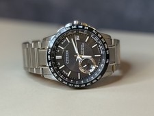 CITIZEN CC3005-85E Satellite Wave GPS Eco-Drive Men's Watch Black Dial Stainless