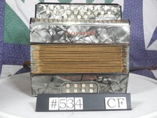 Hohner Preciosa CF button accordion AS-IS, UNRESTORED