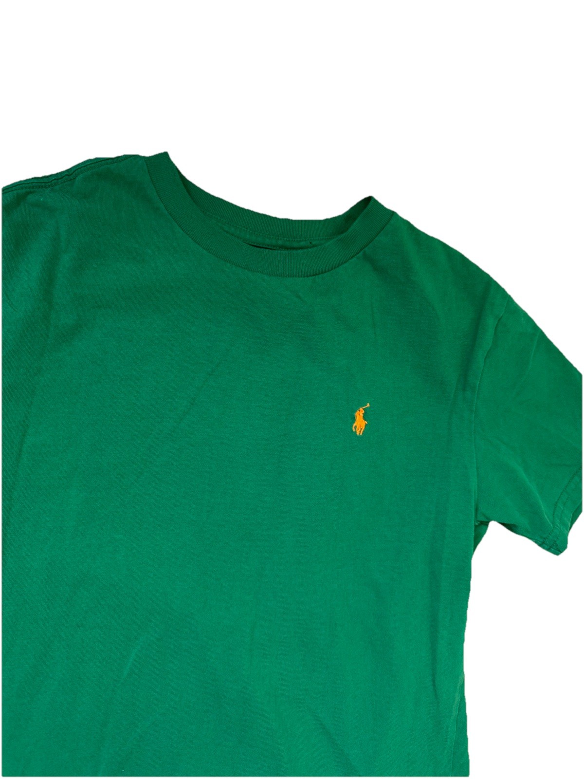 Polo Ralph Lauren t shirt ragazzo media (10 12) girocollo pony manica corta verde
