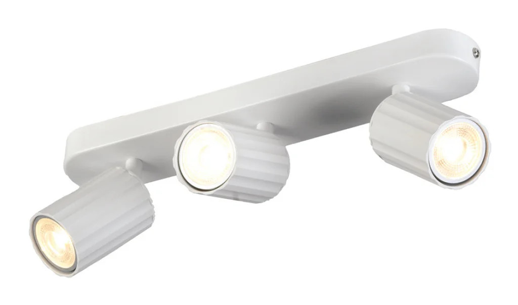 Spot Light White Sanson 3 Oaks Lighting 6235/3B WH