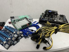 6 GPU Mining Rig Bundle BTC-B250 Motherboard, HP 1200W PSU, Risers, CPU/RAM