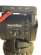 Sachtler 18S1 Head / HD 5590 Speed Lock Tripod & Off Ground Spread Rubber Feet
