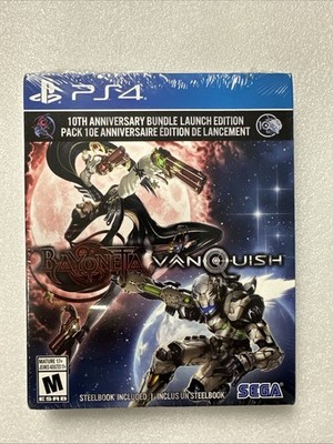 NEW Bayonetta & Vanquish 10th Anniversary Launch Steelbook Edition PS4 SEALED!
