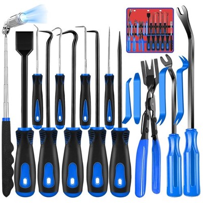 17-Pc Automotive Tool Kit with Telescoping Magnetic Pickup Feature