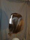 14-Inch Short Straight Middle Part Hair Wig Medium Length Synthetic  — photo 2