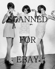 DIANA ROSS AND THE SUPREMES 8" X 10" BLACK &  WHITE PHOTOGRAPH