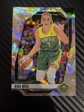2024 Panini Prizm WNBA #75 Nika Muhl Cracked Ice Parallel RC Seattle Storm Card