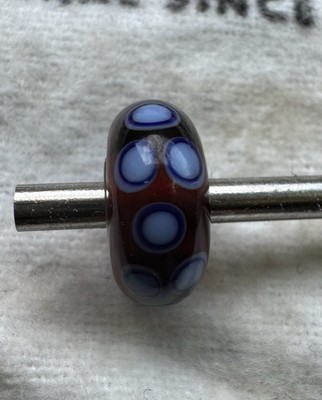Trollbeads Older Bead OOAK Stamped LAA