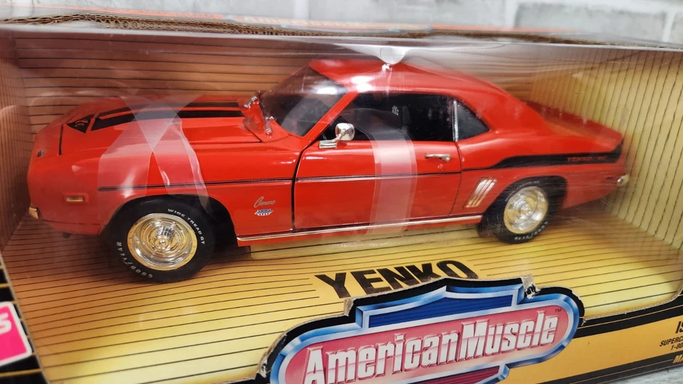 ERTL American Muscle Orange 1969 Yenko 427 Camaro x66 Version 1:18 Diecast 7722 - Image 2 of 4