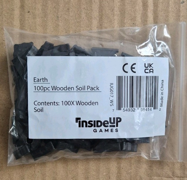 Inside Up Games | Earth Board Game | Game Promo Item | 100pcs Wooden Soil Pack