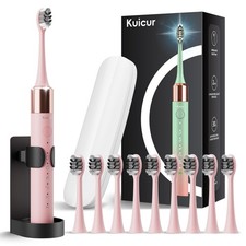 Sonic Electric Toothbrush for Adults  Kids, Rechargeable Electric Toothbrush...