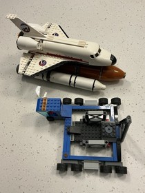 LEGO City Spaceport 60080 Nasa Space Shuttle W/ Launch Pad Set Incomplete