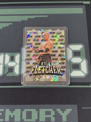 2024 AEW Upper Deck Allure - AEW Logo Parallel 186/199 Kyle Fletcher Card #40