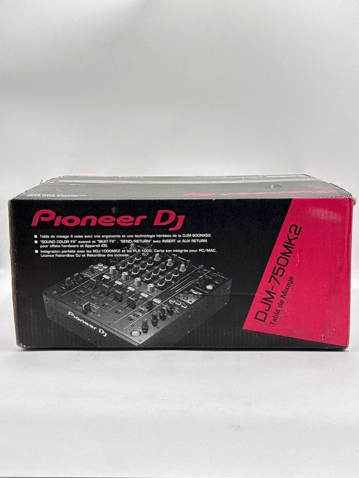 Pioneer DJ DJM-750MK2 4-channel DJ Mixer Brand New - Image 2 of 4