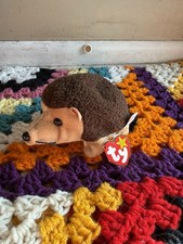Ty Beanie Baby Prickles the Hedgehog Retired Original 1998 with Tags ERRORS 