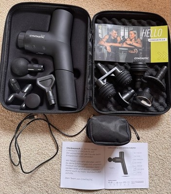 Gymtastic Massagepistole Gymgun Fit 2.0 Massage Gun - Viel Zubehör - Sehr Gut !