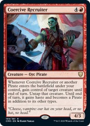 Coercive Recruiter 169/361 Commander Legends Foil