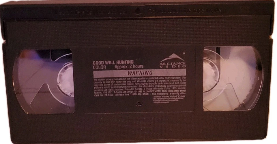 Good Will Hunting VHS 1997  Matt Damon Robin Williams Brand New Sealed - Image 3 of 3