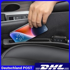 2x Lücke Schwarz Autositz Universal Für Audi Sitzlückenfüller Lückenfüller