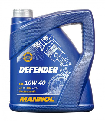 MANNOL DEFENDER 10W-40 4 Liter Motoröl Öl Teilsynthetisch Motorenöl