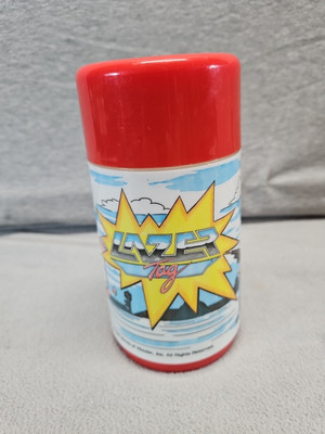 1986 Laser Tag Worls Of Wonder Aladdin Thermos (X10)