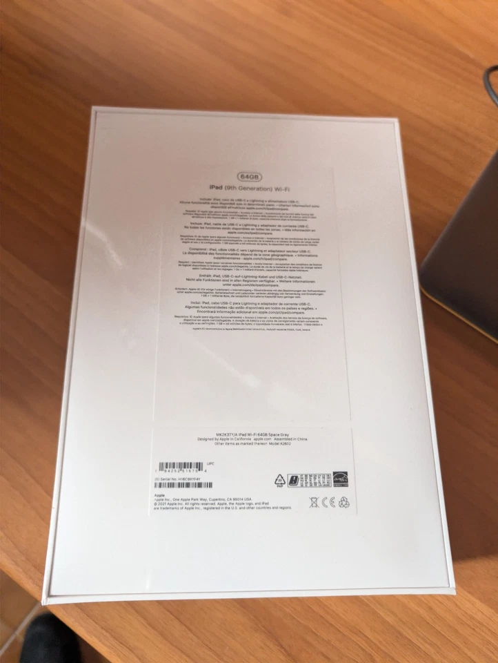 Tablet Apple MK2K3TY/A 10,2" A13 3 GB RAM 64 GB Grigio - Immagine 2 di 2