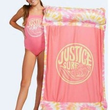 Justice Lot of 2 Mesh Hammock Pool Float Converts to Chair Drifter Saddle