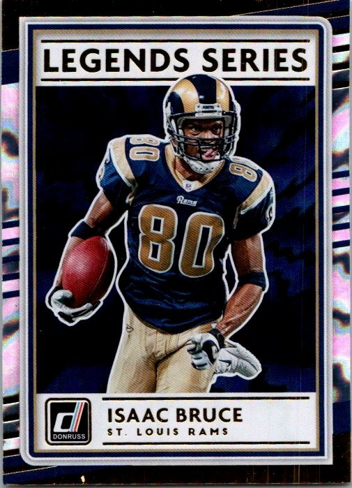 Isaac Bruce 2020 Donruss Legends Series St. Louis Rams