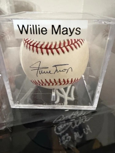 Willie Mays Signed Baseball