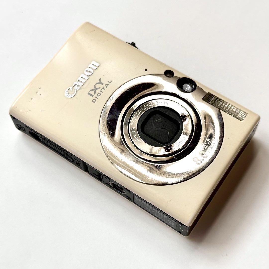Canon IXY DIGITAL 20 IS アイボリー（ホワイト） Canon IXY Digital 20 IS Ivory White Compact Camera Optical