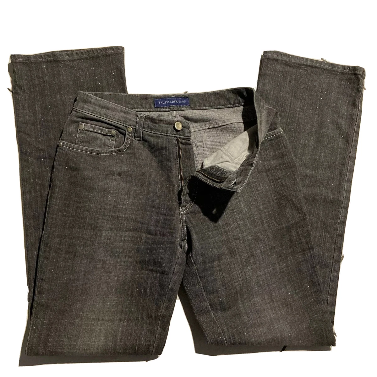 JEAN NOIR DELAVE FEMME DE LA MARQUE TRUSSARDI JEANS ITALIE TAILLE