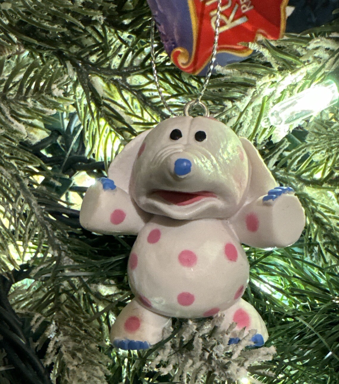 2024 Spotted Polka Dot Elephant Rudolph Red Nosed Reindeer Christmas Ornament | eBay