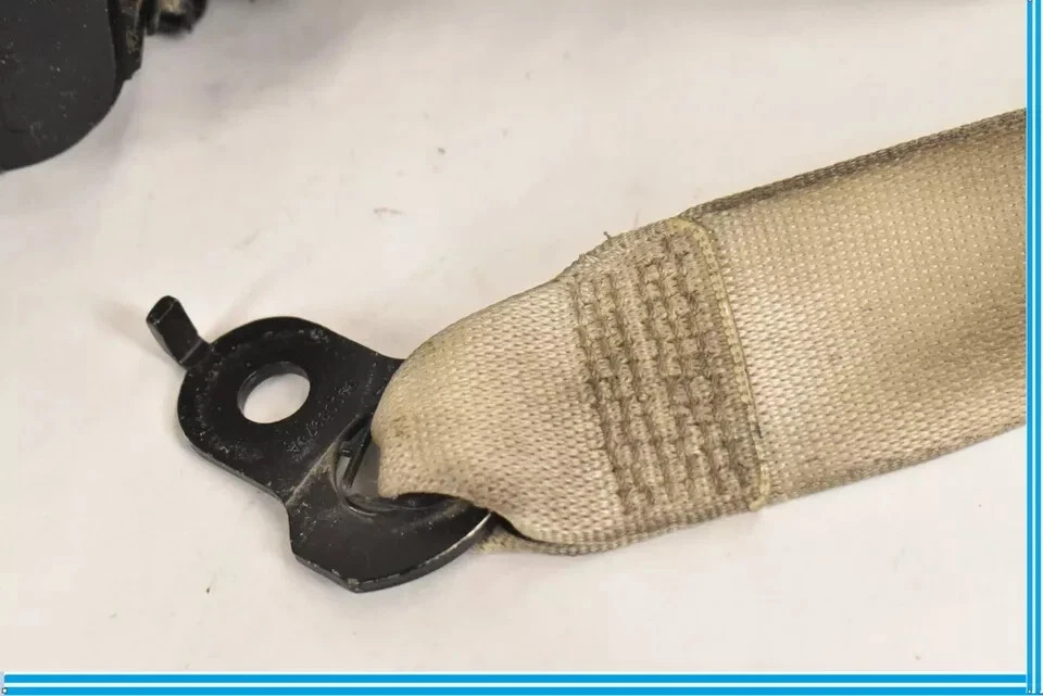 03-06 Mercedes R230 SL55 AMG SL500 Cinturón de seguridad lateral izquierdo retractor beige OEM Foto 4 de 4