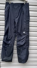 Helly Hansen Tech The Waterproof Breathable Rain Pants Men's XL Black Zip Away