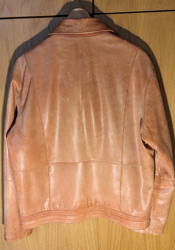 Trapper Lederjacke •Gr. 52 • Burned Orange • abnehmbarer Kragen • Topzustand! - Bild 12 von 13